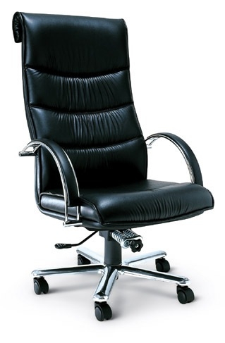 58031::EX-1::An Asahi EX-1 series executive chair with conventional tilting mechanism and aluminium base. 3-year warranty for the frame of a chair under normal application and 1-year warranty for the plastic base and accessories. Dimension (WxDxH) cm : 65x78x118. Available in 2 seat styles: PVC leather and PU leather. Executive Chairs